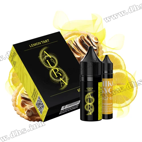 Набір для самозамісу Aura Salt 69 15 мл (69 мг) - Lemon Tart (Лимонний Пиріг)